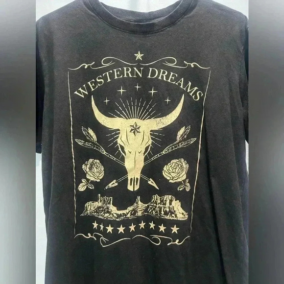 Self Esteem Black Graphic Short Sleeve T-Shirt - Size M​ - Picture 2 of 7